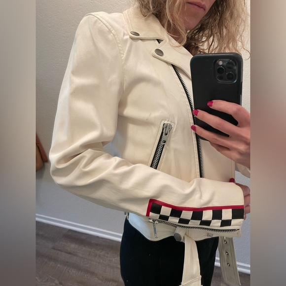 NWT Kendall x Kylie x Logan Real 100% Leather Jacket - Picture 5 of 11